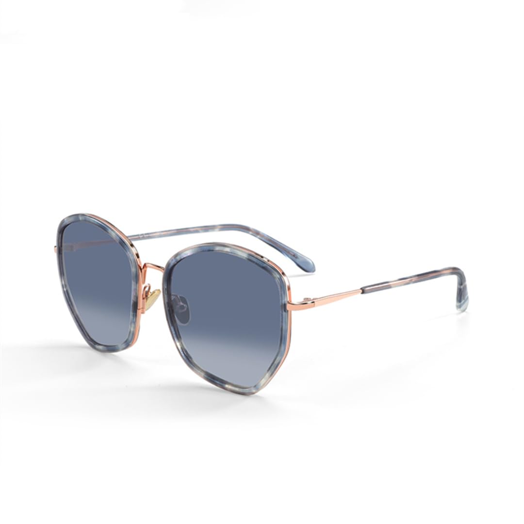 Gafas de sol extragrandes de acetato con protección UV400 para mujer