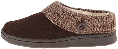 Clarks Women's Knit Scuff Slipper, Brown, 10 M Us #TOP7