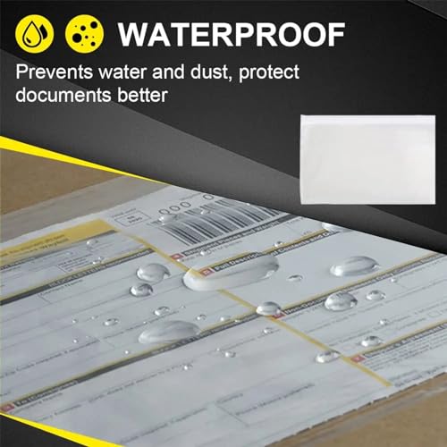 30 Stück Lieferscheintaschen,Selbstklebende Dokumententaschen,Transparent Versandtaschen,Selbstklebende Begleitpapiertaschen,Für Frachtbriefe,Rechnungen,Lieferscheine,19 x 24 cm