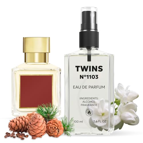 TWINS Impression of Bac. Rou. 540 | Unisex Perfume for Women and Men Eau de Parfum | No.1103 | 3.4 Fl Oz / 100 ml