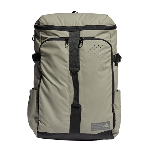 adidas Unisex - Vuxen Hybrid Backpack, Silver Pebble/Black, One Size