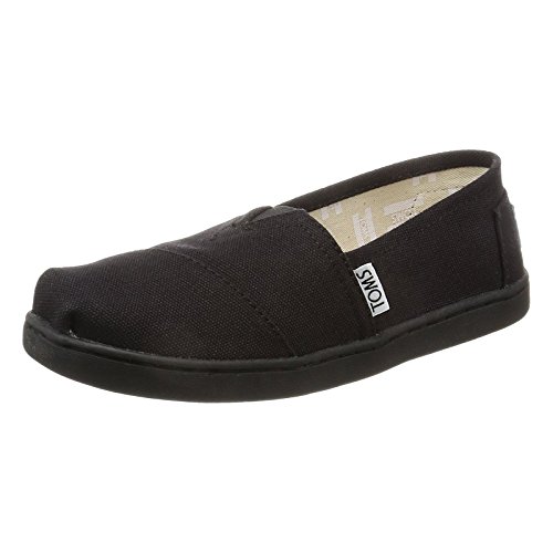 Reviews de Tenis Toms - los más vendidos. 43 TOMS - Tenis Unisex para niños, Color Negro, 4 niños Grandes, Negro (Black Canvas), 4 Big Kid