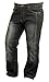 Price comparison product image GEARX Motorbike Kevlar Lined Jeans with Armours Abrasion Resistant, Black, Waist 34, InsideLeg 32