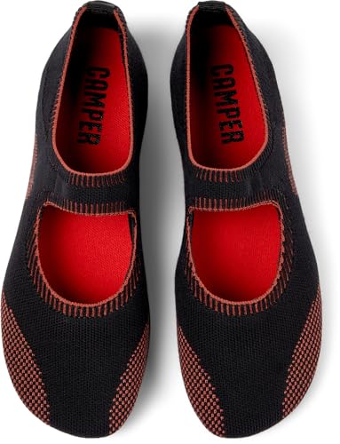 Camper Women's Mary Jane Ballet Flat, Multi-Assorted 001, 114