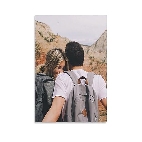 Toile peinture murale couple IOFEER pour habiller un mur de salon
