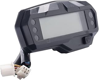 CELECH Speedometer Universal Motorcycle Digital Meter Speedometer Odometer Tachometer 1000RPM Gauge For YAM&AHA FZ16