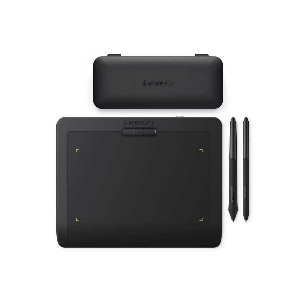 Xencelabs Tavoletta 32 cm 3 bottoni in gomma piccola con Dongle guanto disegno piume