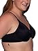 Vanity Fair Womens Full Figure Beauty Back Smoothing Bra, 4-way Stretch Fabric, Lightly Lined Cups Up To H Bra, Underwire - Black, 42B US