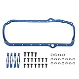 YUCHENSHLP Rms Rubber w/Steel Core Oil Pan Gasket fit for Chevy 1955-85 SBC 350