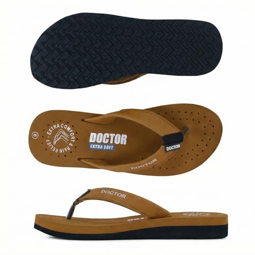 Image of DOCTOR EXTRA SOFT Women's Ortho Care Orthopaedic and Diabetic Feel Good Super Comfort Dr Sliders /Flip-flops /House Slippers [OR-D-16]