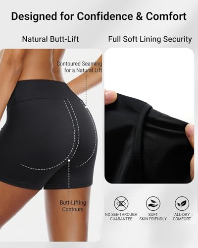 Image of Yonique Womens Swim Shorts Bathing Suits Bottoms Swimsuit Bottoms(Available in Plus)
