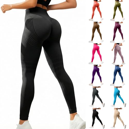 eguiwyn Anti Cellulite Compression 3D Body Sculpting Leggings Women Butt Lifting Tummy Control with...
