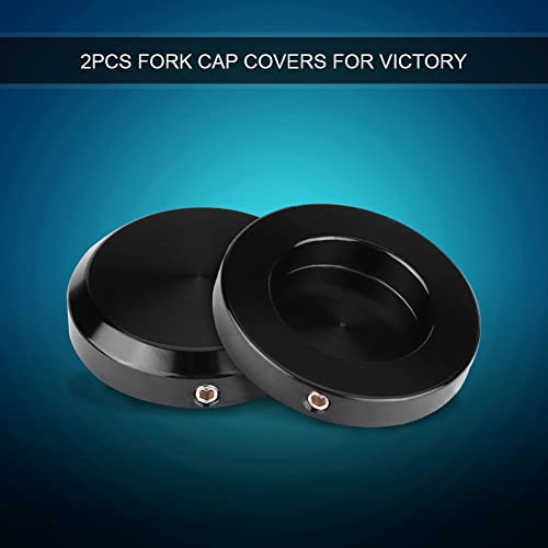 Image of Aramox 2Pcs Motorcycle CNC Billet Front Fork Fork Socket Stem Nut Cover for Victory Cross Country Highball