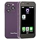 Kleines -Smartphone, für SOYES XS15 3G-Mobiltelefon, 3-Zoll-Display, 2 GB RAM, 16 GB ROM, 0,3 MP 2 MP Dual-Kamera, WCDMA B1 B5 B8 3G, GSM850 900 1900 2100 2G, für Android