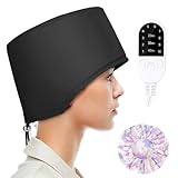 SPTHTHHPY Hair Steamer Cap,10 Temperature Settings 3 Timing Drying Cap Hair...