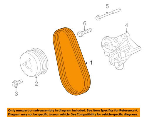 Genuine LAND ROVER BELT SECONDARY RANGE ROVER SPORT 10-13 RANGE ROVER 10-12 LR4 LR012663