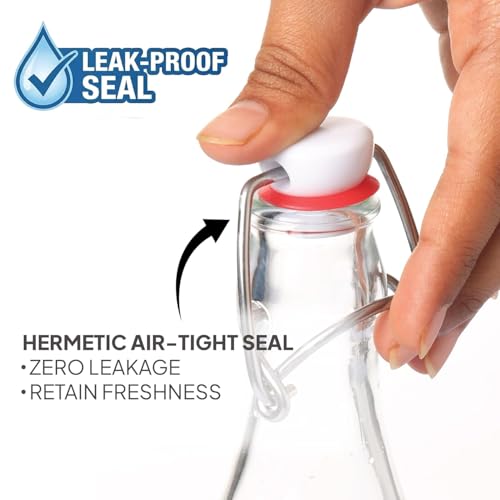 Image of Plastic Oil Dispenser Bottle 1 Litre Combo Pack of 2 | Kitchen Oil Bottle with Pour Spout, Leak Proof Oil Container, Cooking Oil Storage Bottle (2, Transprent, AIRTIGHT)