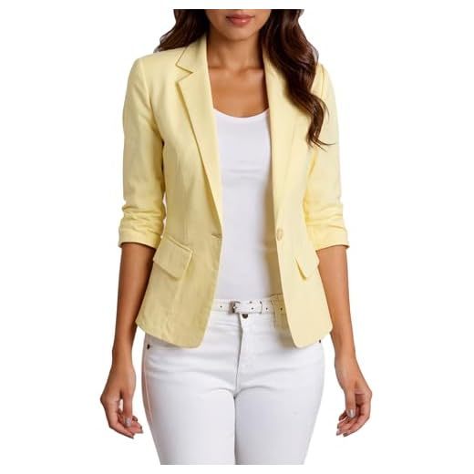 25 Chic Casual Outfits with Jeans and a Blazer - Your Ultimate Everyday Style Guide Yellow Blazer