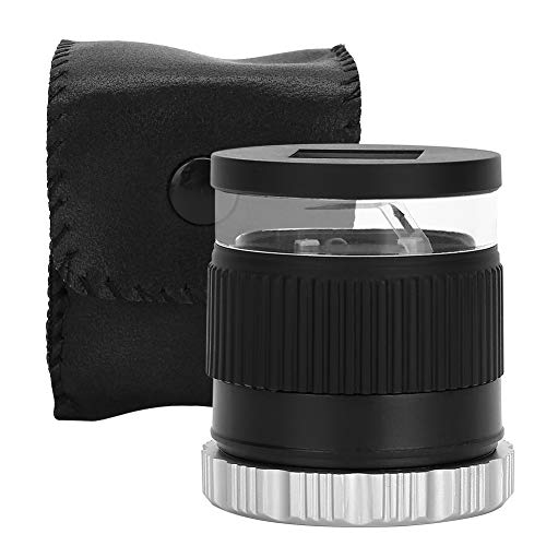 Phefop Jeweler's Eye Loupe, Optical Magnifier with LED and UV Light, 30X Zoom for Gems, Jewelry, Coins and Stamps - Image 3