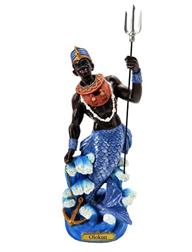 Estatua Orisha Olokun de Annie's Boutique 12 pulgadas