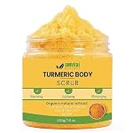 Turmeric Body Scrub – Handmade Natural Scrub For Body, Face, Hand, and Foot – Natural Skincare Body Scrub For Women – Suitable for All Skin Types (7.8oz)