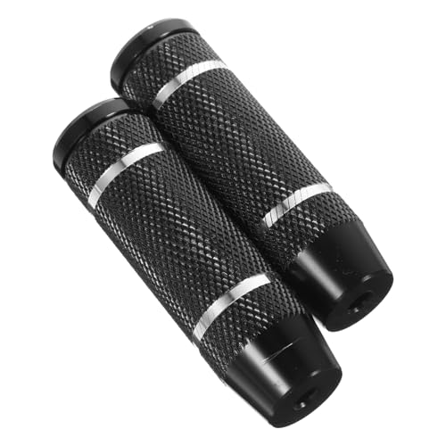 SUPVOX 2 Piece Set of Bike Pedals High Hardness Stainless Steel Stunt Pegs Easy to Install Rear Stands for Bicycles