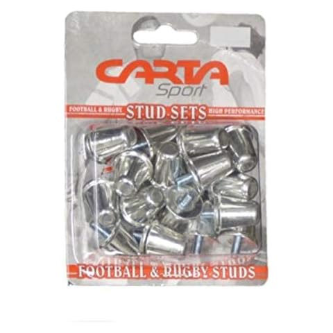Sports Innovation Ltd ALUMINIUM RUGBY UNION STUDS (PACK OF 16) - (15, 18, 21mm) - Rugby (15mm) Cover