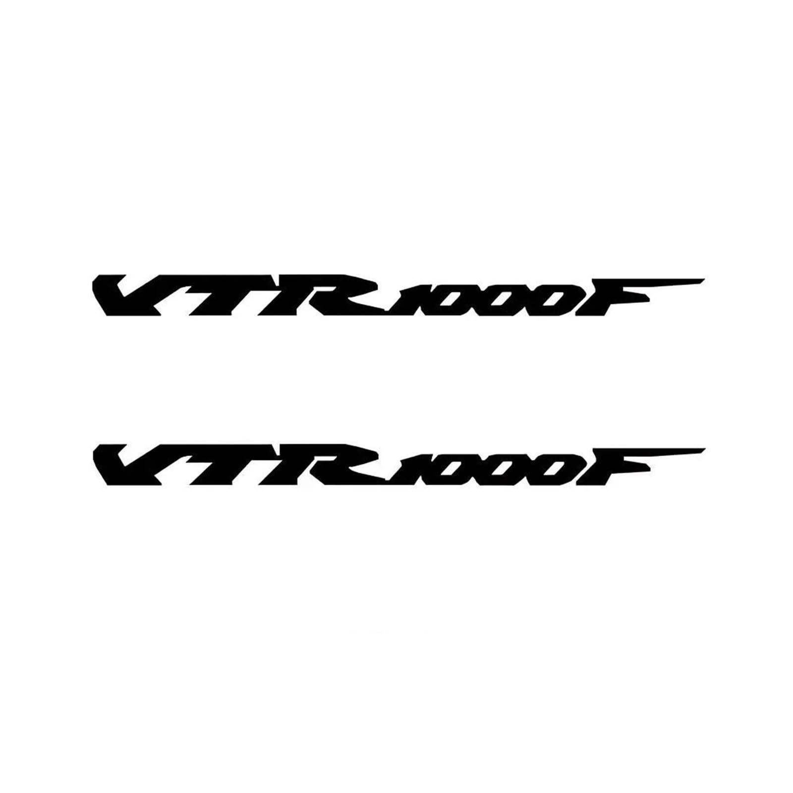 Motorcycle Glow Stickers Waterproof Decal for VTR1000F Firestorm VTR 1000 F 1000F SuperHawk(Black,2cm*12cm)