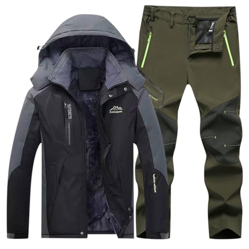 Survêtement oversize coton homme pour randonnée outdoor et loisirs d'hiver