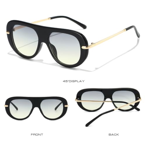 Lunettes de soleil rétro style punk aux finitions soignées - 3