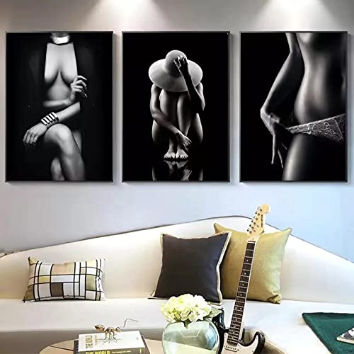 Affiche sexy chambre KEBIA peinture sur toile elegante decoration murale mode