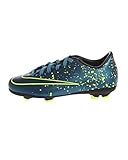 Nike Jr. Victory V FG Soccer Cleat (Squadron Blue/Black/Volt-Blue) Sz. 4.5