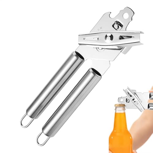 Abrelatas de cocina, de acero inoxidable, multifuncional, profesional, manual, para abrelatas, abridor de botellas, utensilios de cocina para restaurante
