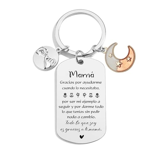 POIUYTRE Regalos Llaveros Mamá Regalos para Mama Madres Regalo Dia de la Madre Regalo Mama Navidad Regalo de Cumpleaños para Mamá Llavero Dia De La Madre (4)