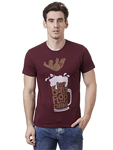 Image of Free Authority Men's Printed Regular Fit T-Shirt