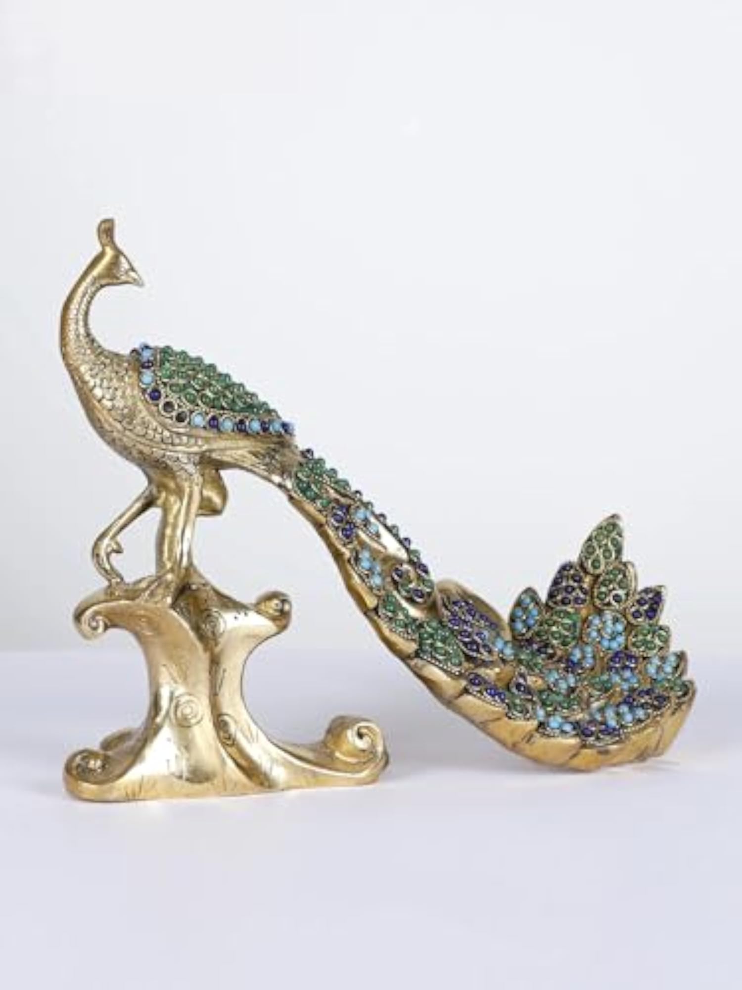 Premium Brass Peacock Decorative Statue