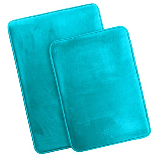 Clara Clark Non Slip Memory Foam Tub-Shower Bath Rug Set, Includes 1 Small