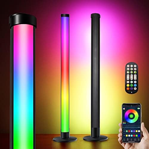LENIVER Sensible LED Mild Bars, RGB Ambient Lighting, APP Bluetooth TV Backlights with Scene Modes and Music Modes for Gaming, Motion pictures, PC, TV, Room Ornament