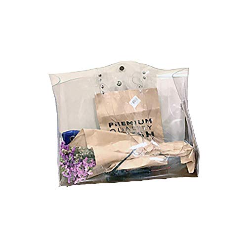 Shuny Sac de plage transparent,Sac à bandoulière transparent,Sac à main transparent,Femmes Clair Sacs fourre-tout pour,PVC de sac à main imperméable,sac à main transparent