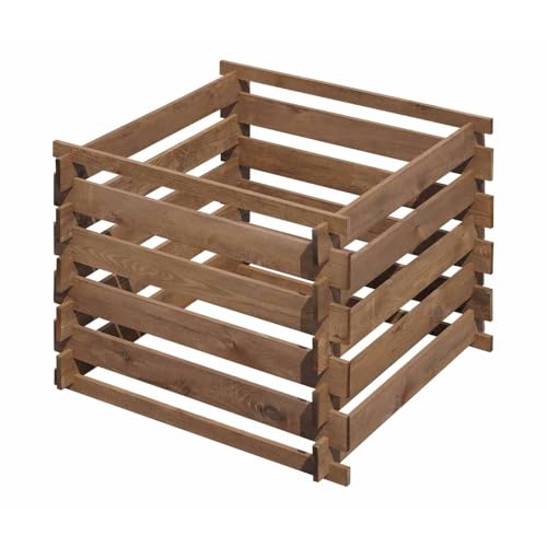 Holzkomposter 560L aus Kiefer – wetterfest, langlebig & ohne Werkzeug aufbaubar