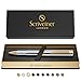Scriveiner Silver Chrome Rollerball - Award-Winning Heavy Pocket Stunning Luxury Pen, Real Gold Finish, German Schmidt Refill, Best EDC Writing Gift Set for Men & Women, Fancy Designer EDC Roller ball