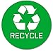 2 Premium Quality Trash & Recycle Stickers (1 Trash Sticker + 1 Recycle Sticker) for Use on Trash Cans & Recycle Bins; 4