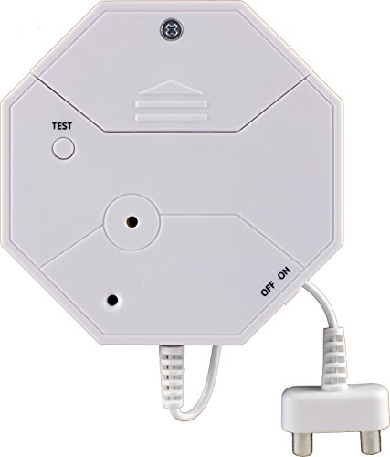 GE Personal Security Water Leak Alarm, Water Leak Detection, Ideal for Bathroom, Laundry Room, Basement, Garage and More, 45411