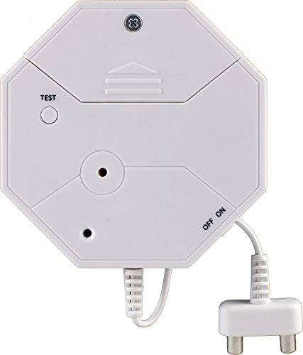 ge water leak sensor - GE Personal Security Water Leak Alarm, Water Leak Detection, Ideal for Bathroom, Laundry Room, Basement, Garage and More, 45411