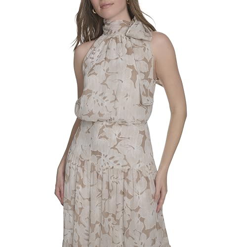 Robe longue chic Tommy Hilfiger sans manches pour cérémonie et cocktail d'été - 2