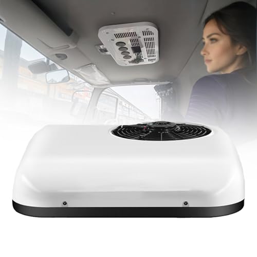 GIZMIT Climatiseur de Toit pour Camping-Car, 12 V/24 V, avec Technologie Double onduleur, pour caravanes, Camping-Cars et camions. Consommation d'énergie...