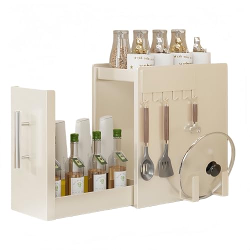 ALIVTAII�B�����������b�N��e�ʈ����o�������������b�N�t�^�z���_�[�t���L�b�`���c�[���t�b�N�Y�f�|�X�p�C�X���b�N�T�|�[�g�X�g�[�u�����[���Ԏ��[�ȃX�y�[�X��11.5 cm(2�i)[���s�A���i] (2 �w ��^ �i�A�N�Z�T���[�t��),�z���C�g)