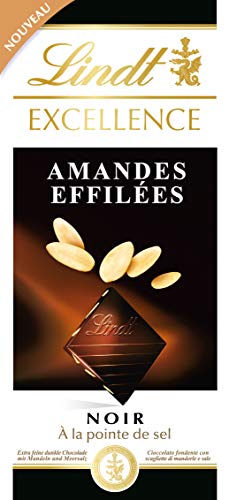 Lindt EXCELLENCE Roasted Almond Dark Chocolate Block 100g