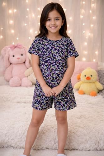 Image of Ninos Dreams Girls T Shirt with Shorts Set