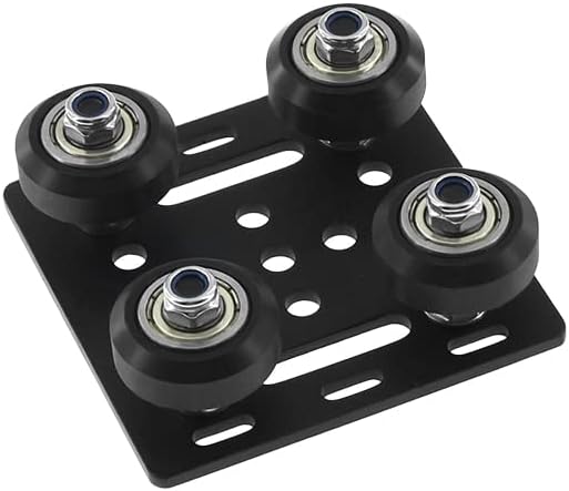 review 2020 2040 POM V Gantry Plat Set Special Slide Plate Aluminum Profiles for V-Slot Mini Five Roulette Wheel Pulley 3D Printer Part (Color : Type B 2020)